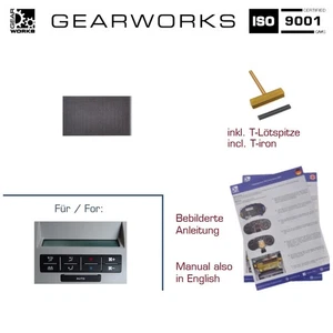 Kontaktfolie Klimabedienteil für VW T5 T6 Bus Display Anzeige HINTEN - Picture 1 of 6