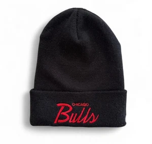 Chicago Bulls Mitchell & Ness Strick Beanie Mütze schwarz One Size NBA Fan Gear Retro - Bild 1 von 8