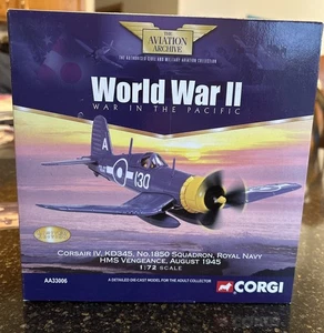 Corgi Aviation Archive Corsair IV KD345 #1850 Sqn Royal Navy 1:72 AA33006 MIB - Picture 1 of 6