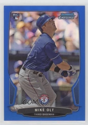 2013 Bowman Chrome Blue Refractor /250 Mike Olt #83 Rookie RC - Image 1 of 2
