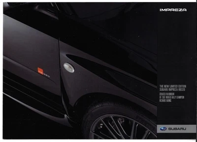 Subaru Impreza WRX STi RB320 Limited Edition 2006-2008 UK Market Sales Brochure - Image 1 of 2