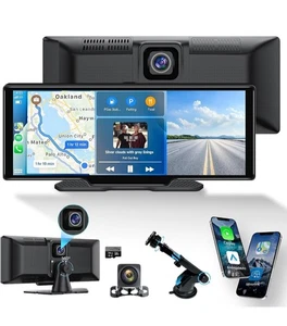 Portable Carplay Screen 10.26'' HD IPS Apple Carplay & Android Auto Screen... - Picture 1 of 9