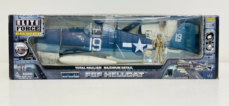 BBI 1 18th Scale Elite Force WWII F6f Grumman Hellcat Ultimate Soldier