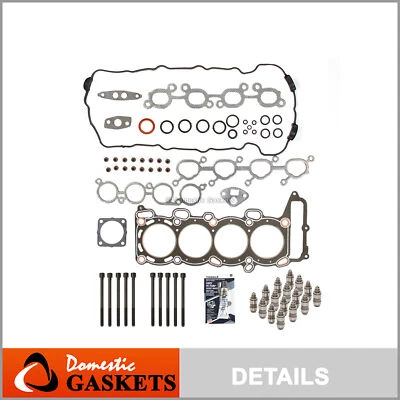 Head Gasket Set Bolts Lifters Fit 91-94 Infiniti G20 Nissan Sentra NX SR20DE - Image 1 of 4