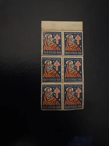 STAMPS - SOUTH AFRICA 1958 - PARTIAL BOOKLET OF CHRISTMAS STAMPS - AS SHOW - Picture 1 of 4