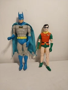 VINTAGE BATMAN & ROBIN FIGURES 1988 DC COMICS - Picture 1 of 14