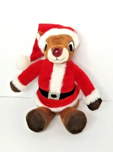 Vintage Rudolph The Red Nosed Reindeer Lights & Sounds Dan Dee Christmas Santa - Picture 1 of 7