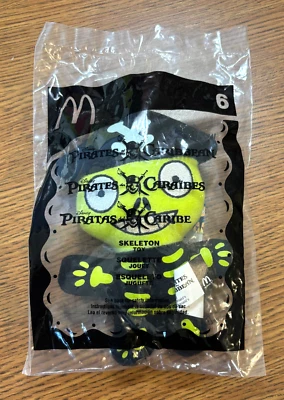 2006 McDONALD'S 2006 PIRATES OF THE CARIBBEAN  SKELETON #6 PLUSH TOY - Image 1 of 2