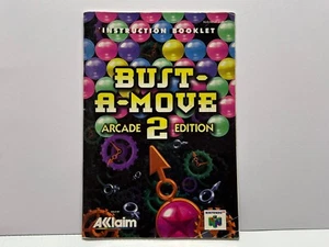 Notice Nintendo 64 - Bust a Move 2 - N64 - Instruction Booklet - Imagen 1 de 2