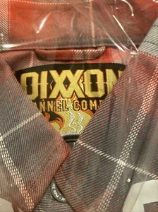 DIXXON Flanella Taglia L RPM Hotrod Racing Etichetta Bandiera a Scacchi NUOVO - Foto 1 di 3