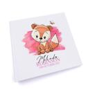 Spersonalizowany album fotograficzny Baby Girl Cute Fox Design UV-454