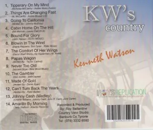KENNY WATSON NEW CD "K W's COUNTRY Papas Wagon" Irish Country Music - REDUCED - Picture 1 of 2