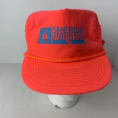 Gorra Sherwin Williams De Colección Años 80 Clásica Deletrear Brillante Camioneros Talla Única Foto 1 de 4
