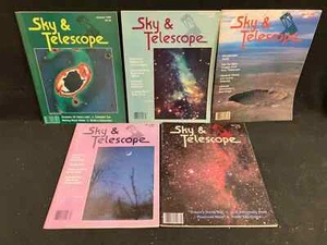 SKY & TELESCOPE MAGAZINE, LOT OF 5, 1988 JAN-MAY - Picture 1 of 12