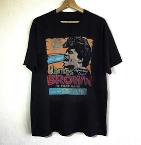 James Brown 18 Piece Band Appearing Live Cotton Adult T-Shirt ED260 - Picture 1 of 3