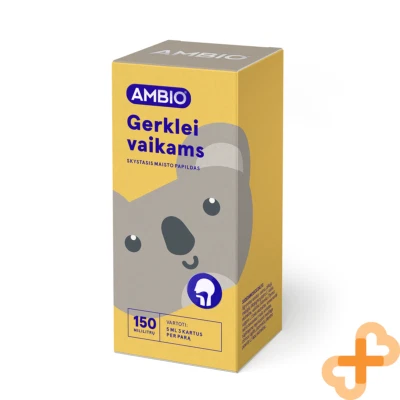 AMBIO Throat Syrup For Kids Cough Cold 150ml Herbal Flavor Immune System Support - Image 1 of 4