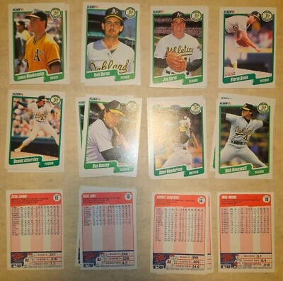 1990 Fleer Baseball, U-Pick, Complete Your Set (Cards 221-440) (NM/NM+) - Image 1 of 2