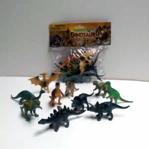 10 Stück Dinosaurier Tiere Modell, Kinder Spielzeug Figuren Spielset Cupcake Topper - Bild 1 von 8