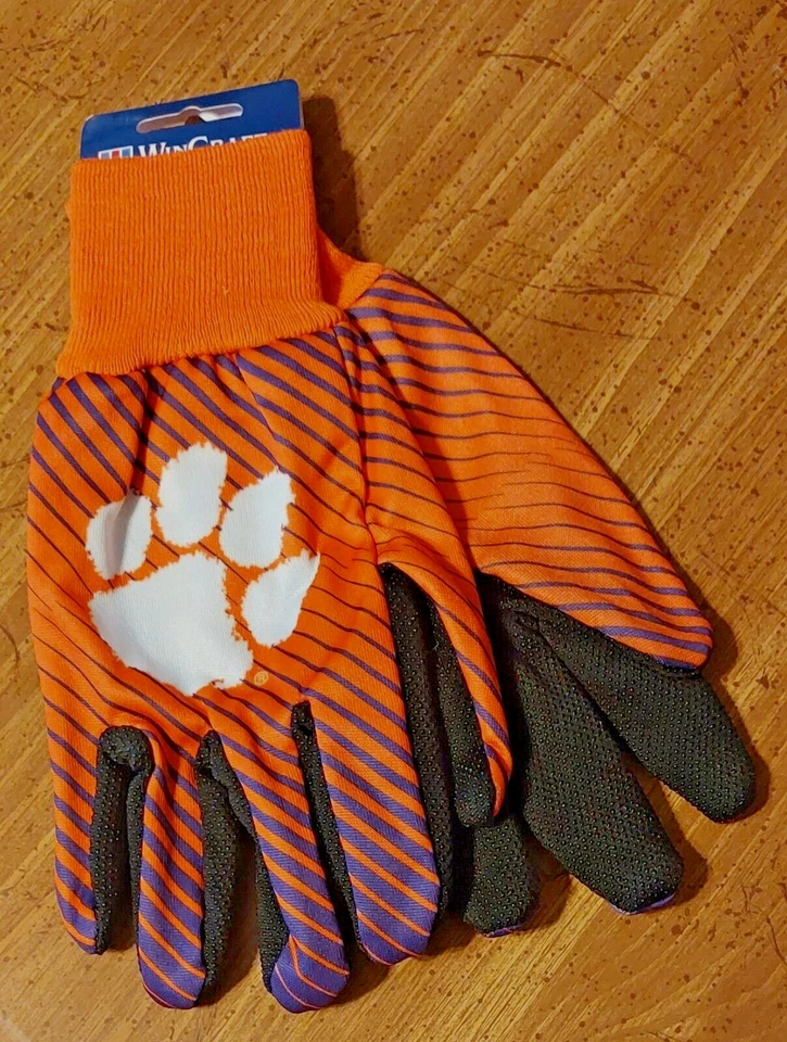 Clemson Tigers logo gloves - Image 1 of 1