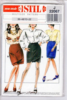 Neue Mode *STIL* Multisize Sewing Pattern # J22067 "Ladies' Skirts" Sizes 10-22 - Image 1 of 4