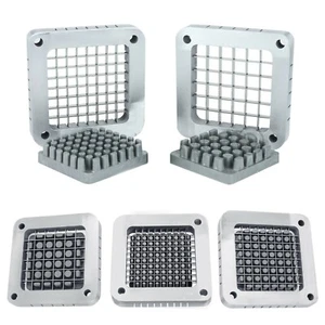WYZworks 3-Hole Commercial French Fry Cutter Blade Pusher Block - 1/2" 3/8" 1/4" - Picture 1 of 14