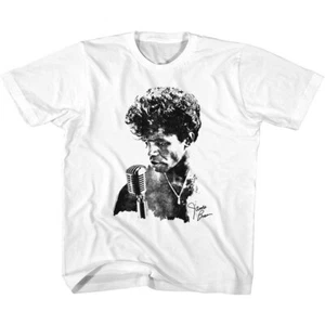 James Brown The Godfather Of Soul Live On Stage Youth T Shirt Funk R & B Music - Picture 1 of 3