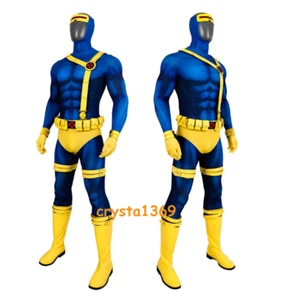 X-men 97 Scott Summers Cyclops Cosplay Costume Adult Jumpsuit With Mask Boots - Picture 1 of 19