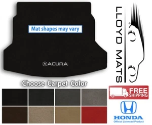 Lloyd Classic Loop Carpet Trunk Mats for Acura Vehicles - Choose Logo & Color - Picture 1 of 12