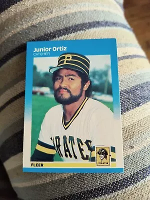 JUNIOR ORTIZ 1987 FLEER GLOSSY #616 FREE SHIPPING - Image 1 of 2