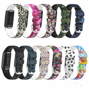 For Fitbit Luxe Colorful Silicone Straps Soft Wristband Watch Band Fashion - Picture 1 of 22