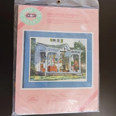 Dimensions From the Heart Bass River Antiques Crewel Embroidery Kit 51019 - Image 1 of 4