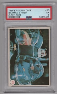Batman & Robin 1966 Batman Color O-Pee-Chee 1966 No 25 PSA 5 93655 - Bild 1 von 3