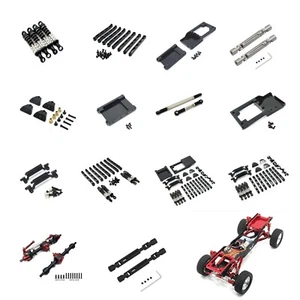 For MN 1/12 mn78 Crawler Off Road rc car Aluminum metal Upgraded parts DIY black - Picture 1 of 31
