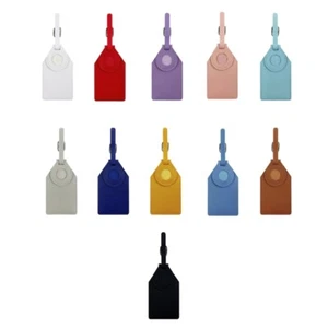 PU Tags with Strap Address Card Baggage Identifier Protector Case for AirTags - Picture 1 of 19
