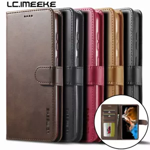 Leder Flip Wallet Handy Hülle für Samsung S25 S24 S23 S22 S21 S20 S10 Note 20 - Bild 1 von 81