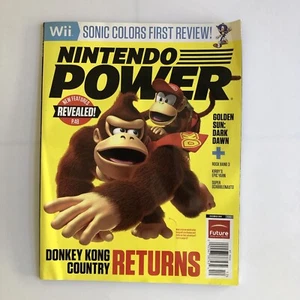 Nintendo Power Donkey Kong Country Returns 2010 Vintage #261 December Wii Sonic - Picture 1 of 4