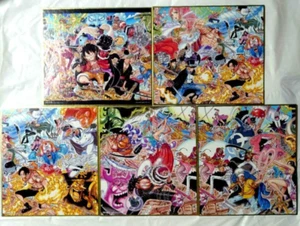 Ichibankuji One Piece Eiichiro Oda Original Drawing Colored Paper complete set - Picture 1 of 6