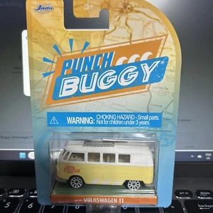 New Jada Punch Buggy Volkswagen T1 VW Bus Die-Cast Van, Yellow - Picture 1 of 3
