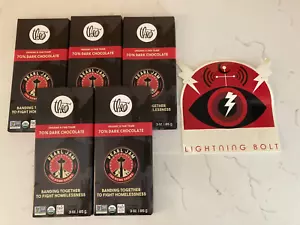 5 neue Pearl Jam dunkle Schokoriegel + Promo-Aufkleber Theo 2018 Seattle Vitalogy - Bild 1 von 3