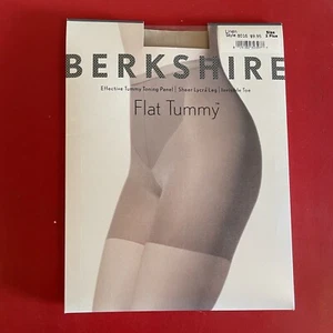 Berkshire Vintage 8016 Linen Size 2 Plus Flat Tummy Instant Slim Pantyhose - Picture 1 of 4