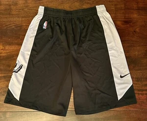 Nike NBA San Antonio Spurs Team Issued Practice Shorts Black Mens Size Large - Picture 1 of 5