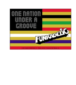 FUNKADELIC - GEORGE CLINTON - PEGATINA GROOVE - NUEVO - BANDA DE MÚSICA S-8716 - Imagen 1 de 1