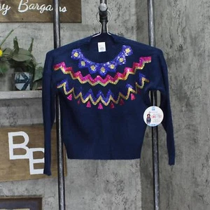 Member's Mark Sequin Girls My Favorite Sweater G91564 6/6X - Picture 1 of 5