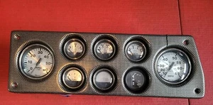 Faria Boat Gauge Set Crome Bezel Spun Silver Mercury  - Picture 1 of 3