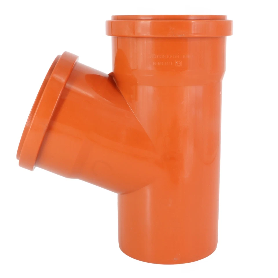 KG Rohr Abzweig 67° DN110mm - Bild 1 von 1