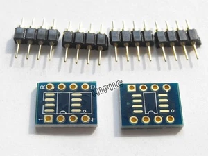 2PCS Dual SOIC to DIP-8 Convert PCB Adapter SMD OPA627 - Picture 1 of 1