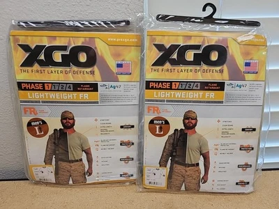 2x Arena ignífuga del desierto manga larga fase 1 bronceado XGO para hombre grande (F5) Foto 1 de 4