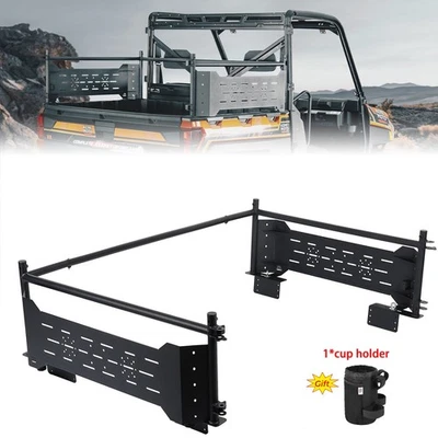 Heavy Duty Rear Cargo Rack for Polaris Ranger XP 570/900/1000 Crew 2015-2025 - Image 1 of 4