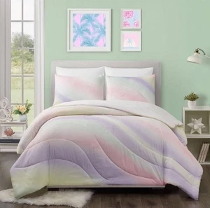 Juego de edredón con estampado de remolino de onda pastel Twin/Twin XL - Colectivo de fabricantes - Imagen 1 de 2
