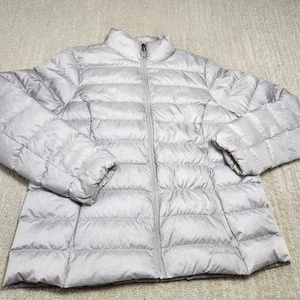 Eddie Bauer Puffer Jacket Women XL Cirruslite Down Coat Packable Hiking Gorpcore - Picture 1 of 9